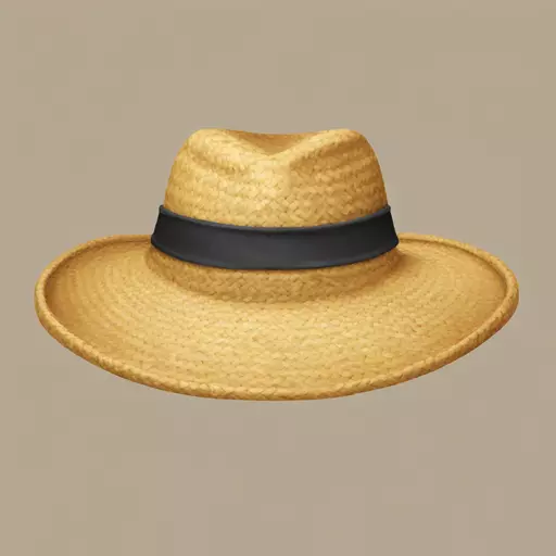 straw hat emoji