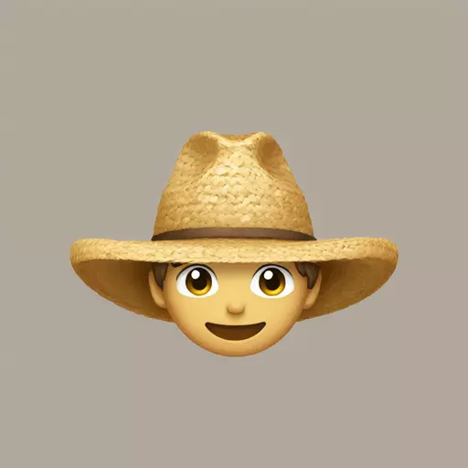 straw hat emoji