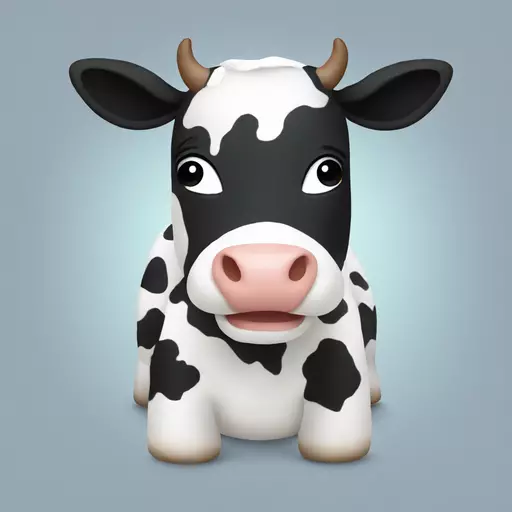 cow crochet emoji
