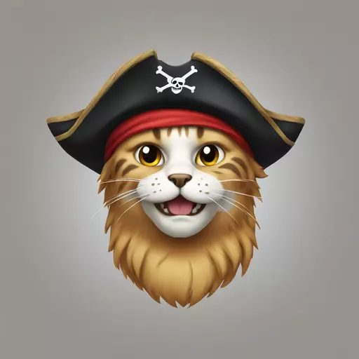 cat pirate emoji