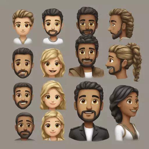 فتاه بشعر اشقر ترتدي ربطه شعر ورديه emoji