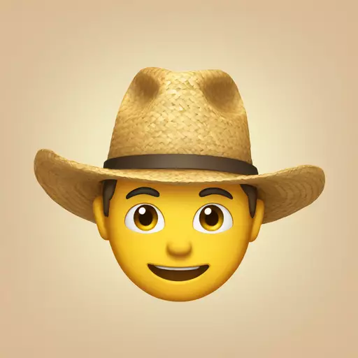 straw hat emoji