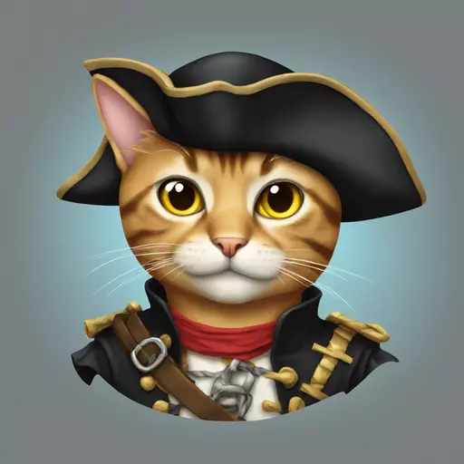 cat pirate emoji