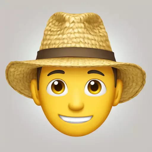 straw hat emoji