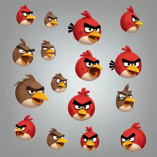 angry bird emoji