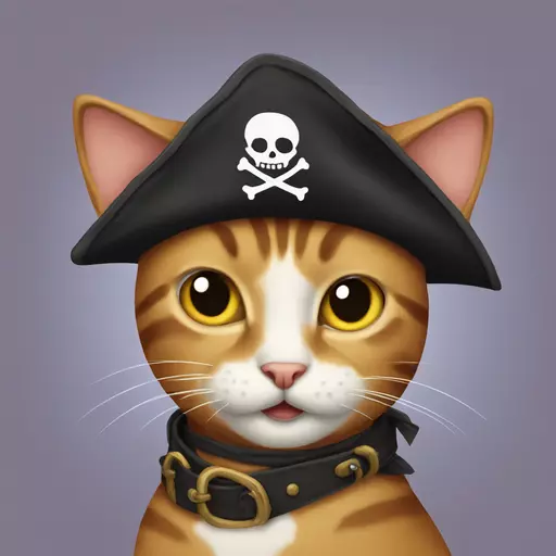 cat pirate emoji