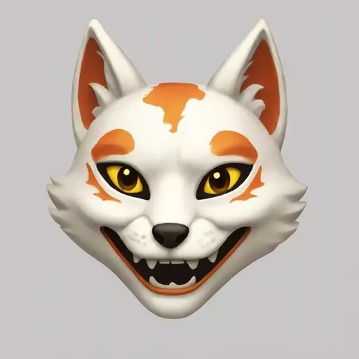 kitsune mask emoji