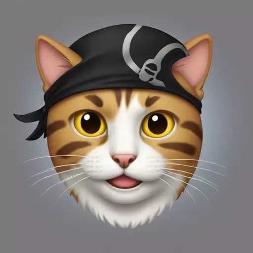 cat pirate emoji