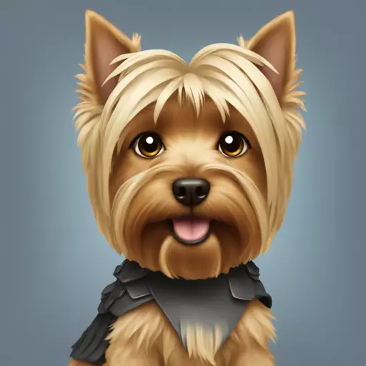 warrior Yorkshire Terrier  emoji