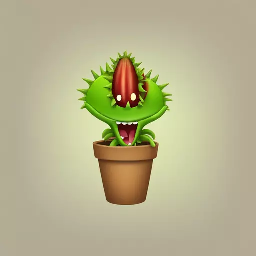 Venus flytrap emoji