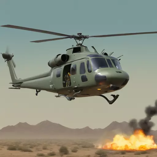 helicopter out of nowhere literally got shot by a rocket launcher emoji