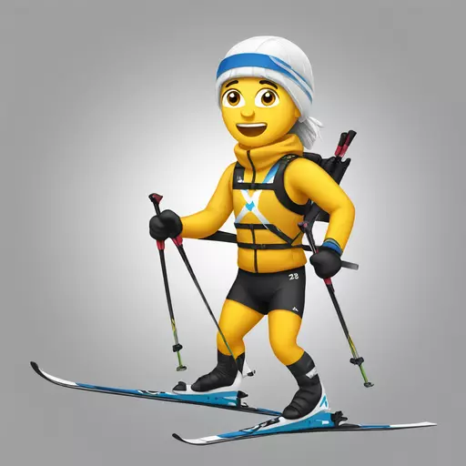 Biathlete emoji