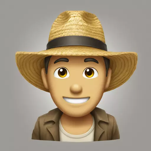 straw hat emoji