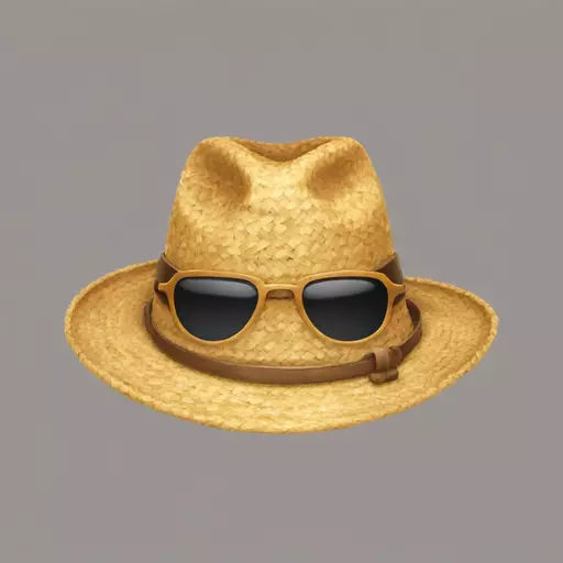 straw hat emoji