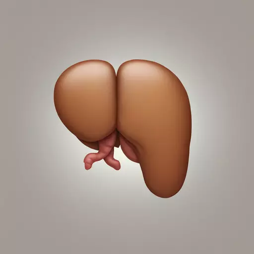 A liver emoji