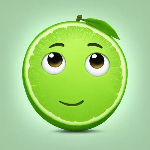 Lime emoji