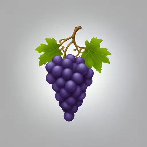 single grape emoji