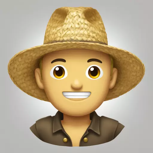 straw hat emoji
