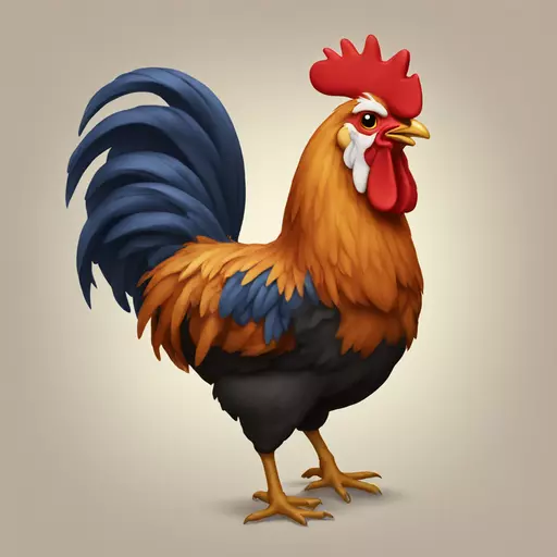 rooster emoji