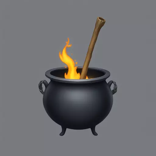 witch cauldron emoji
