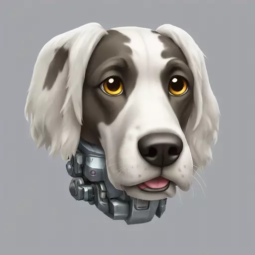 mecha dog emoji