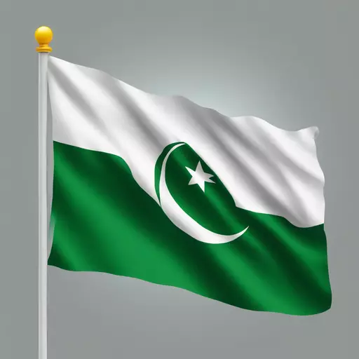 Pakistan flag, Good Morning message  emoji