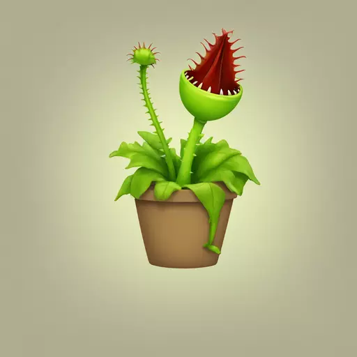 Venus flytrap emoji