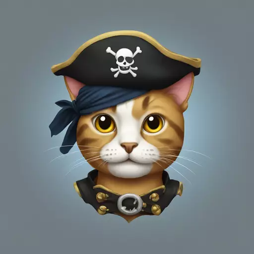 cat pirate emoji