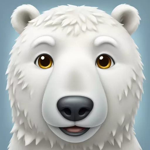 polar bear emoji