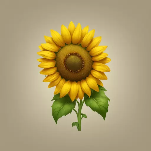 sunflower emoji