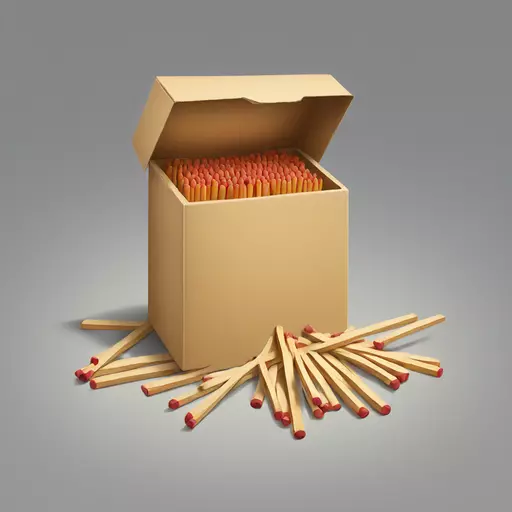 Box of matchsticks emoji
