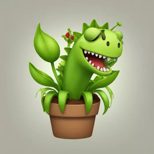 Venus flytrap emoji