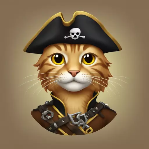 cat pirate emoji