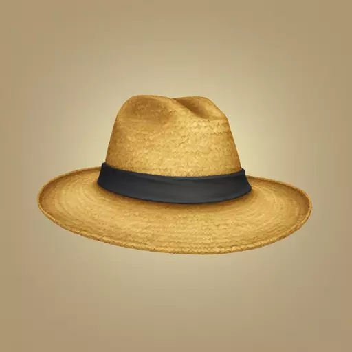 straw hat emoji