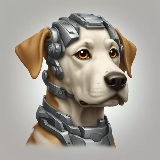 mecha dog emoji