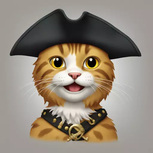 cat pirate emoji