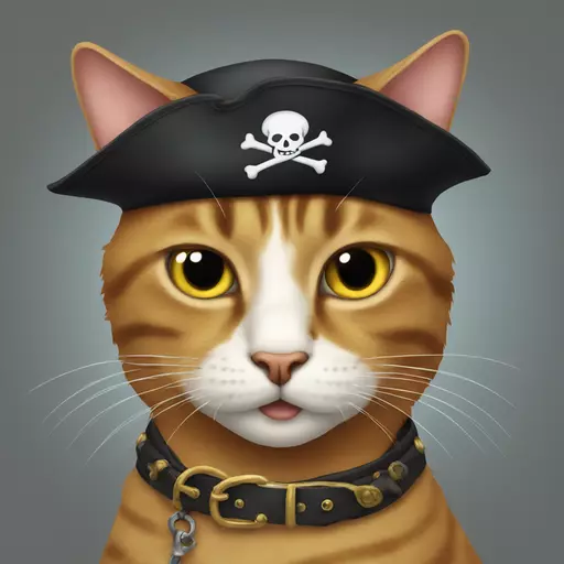 cat pirate emoji