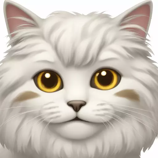 fluffy cat emoji