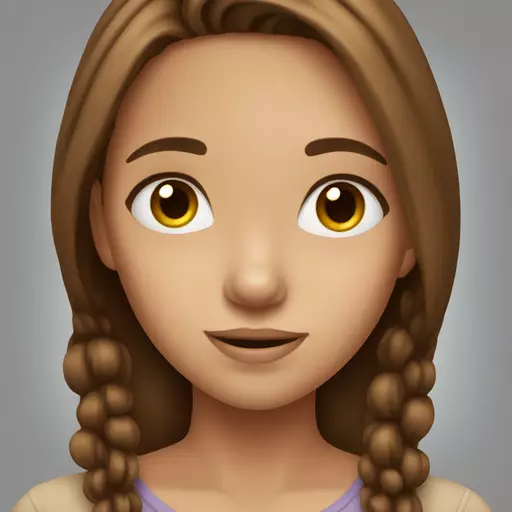 girl with brown hair emoji