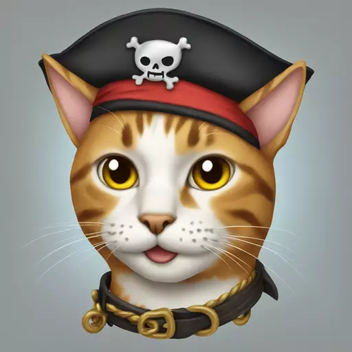 cat pirate emoji