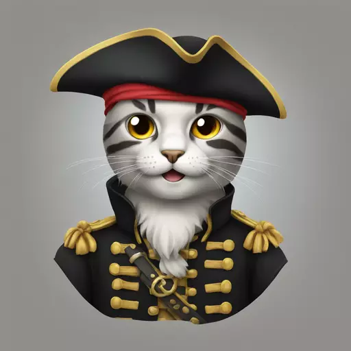 cat pirate emoji