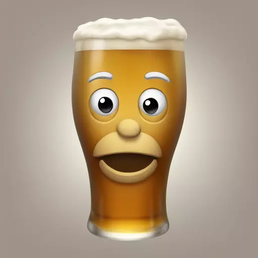 Beer pint emoji
