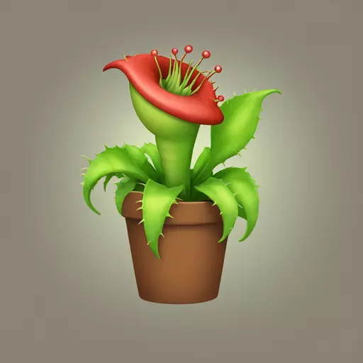 Venus flytrap emoji