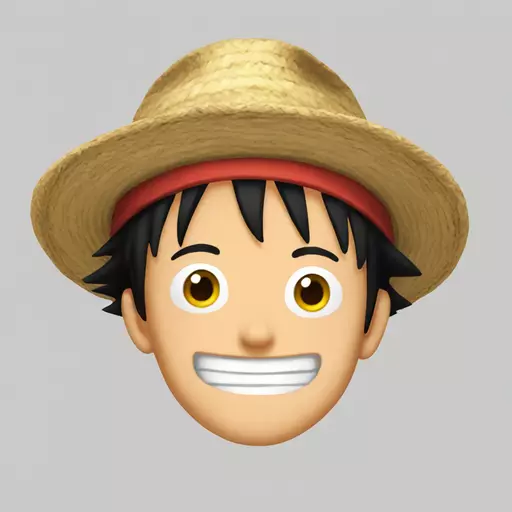 Luffy emoji