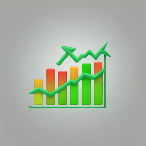 bar chart with arrow up emoji