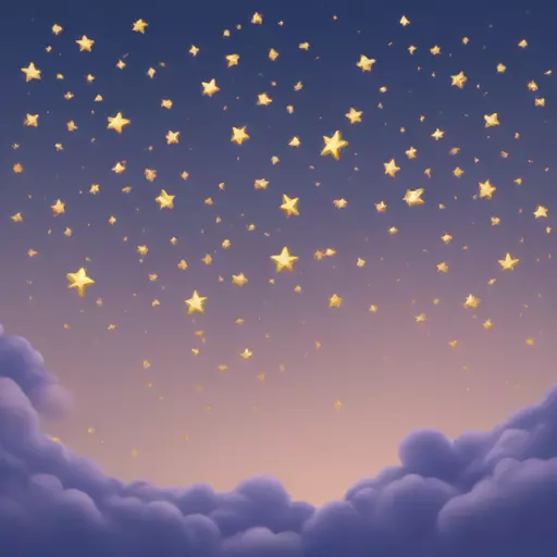 Falling stars at the edge of the sky emoji