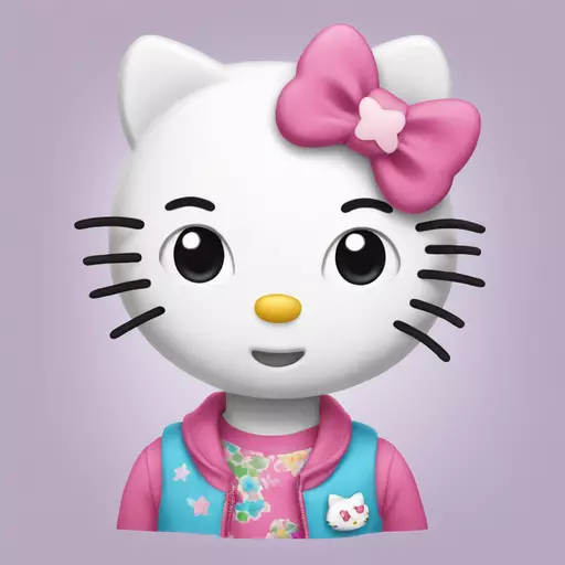 Hello kitty emoji