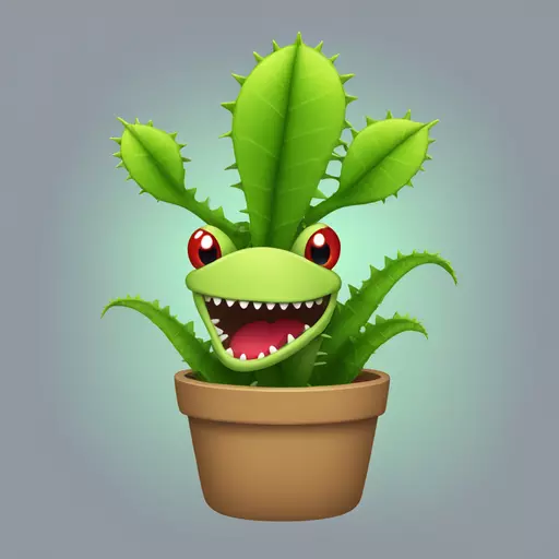 Venus flytrap emoji