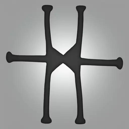 Upsidedown cross emoji