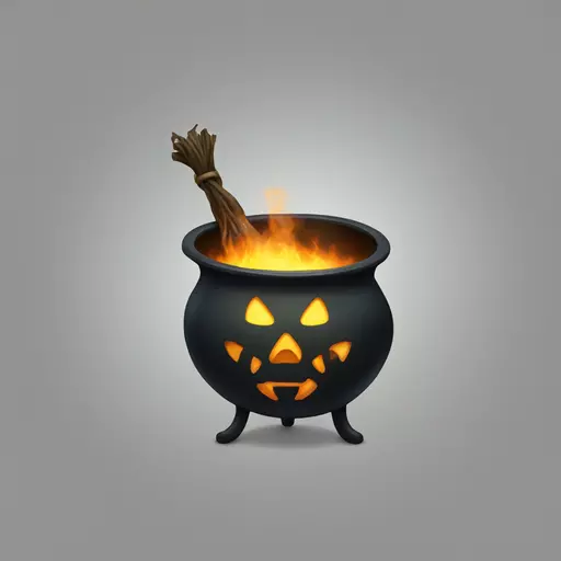 witch cauldron emoji